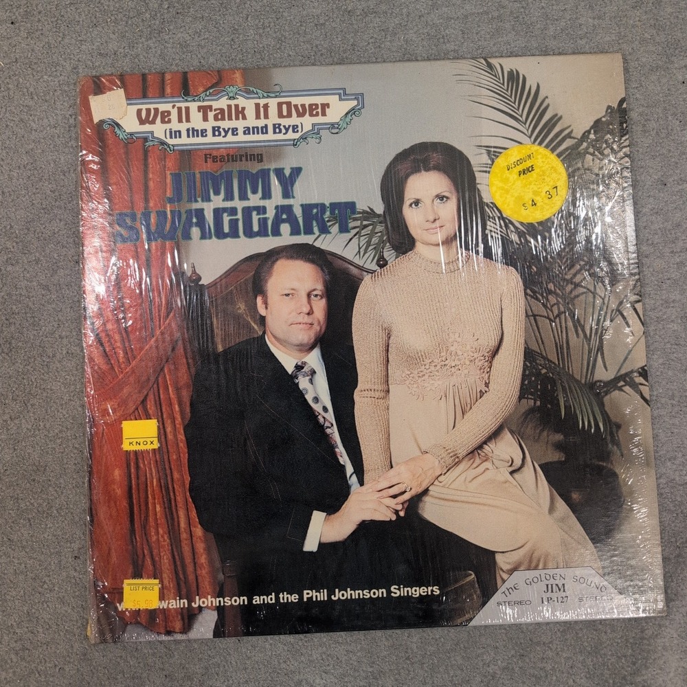 Jimmy Swaggart We'll Talk It Over In The Bye And Bye Vinyl LP Jim Records LP-127 - Picture 1 of 2